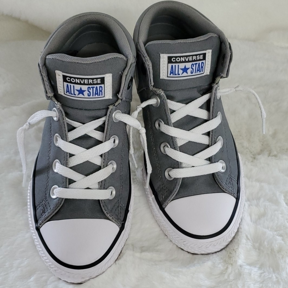 "CONVERSE" CHUCK TAYLOR ALL STAR MID-TOP SNEAKERS - Picture 1 of 6